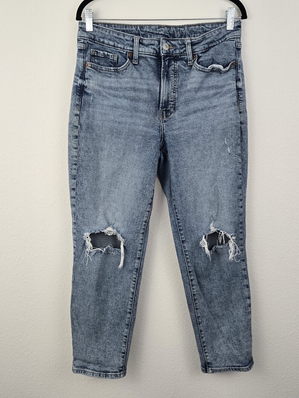 Old Navy Distressed Knee Straight Jean